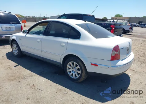 2003 Volkswagen Passat Gls z USA, uszkodzony, nr VIN WVWPD63B63P458771